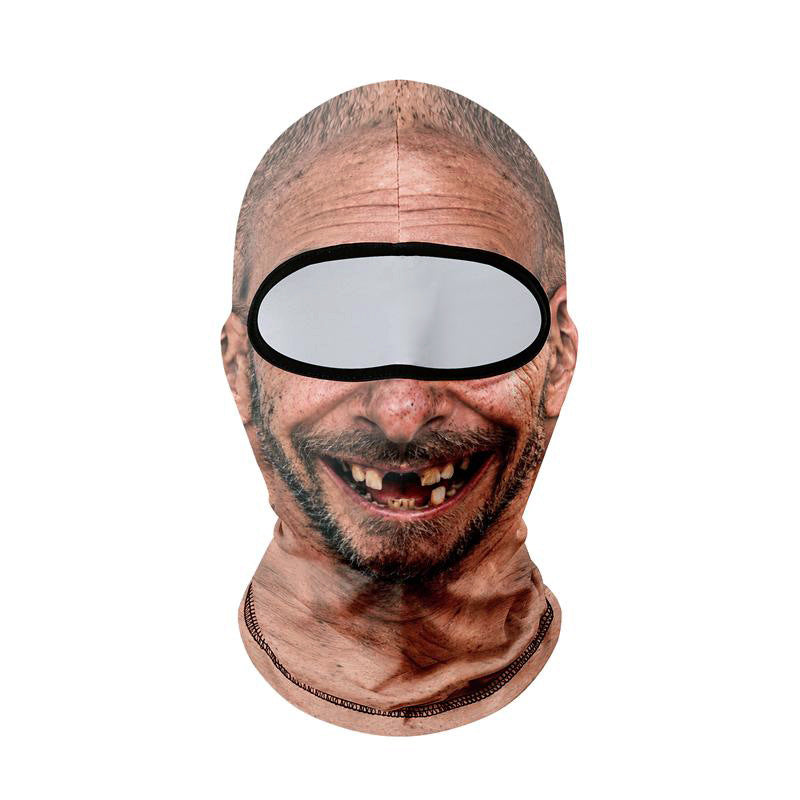 Grandpa Gus funny face ski mask